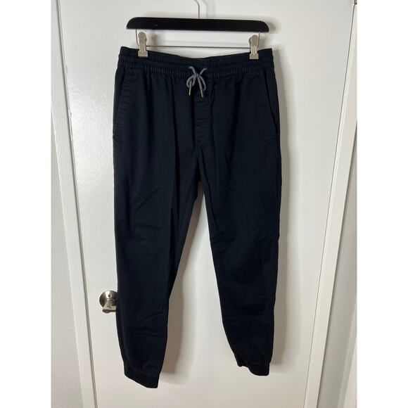 Volcom Men's True To This Frickin Jogger Pants Black ~ Size M - Picture 1 of 8